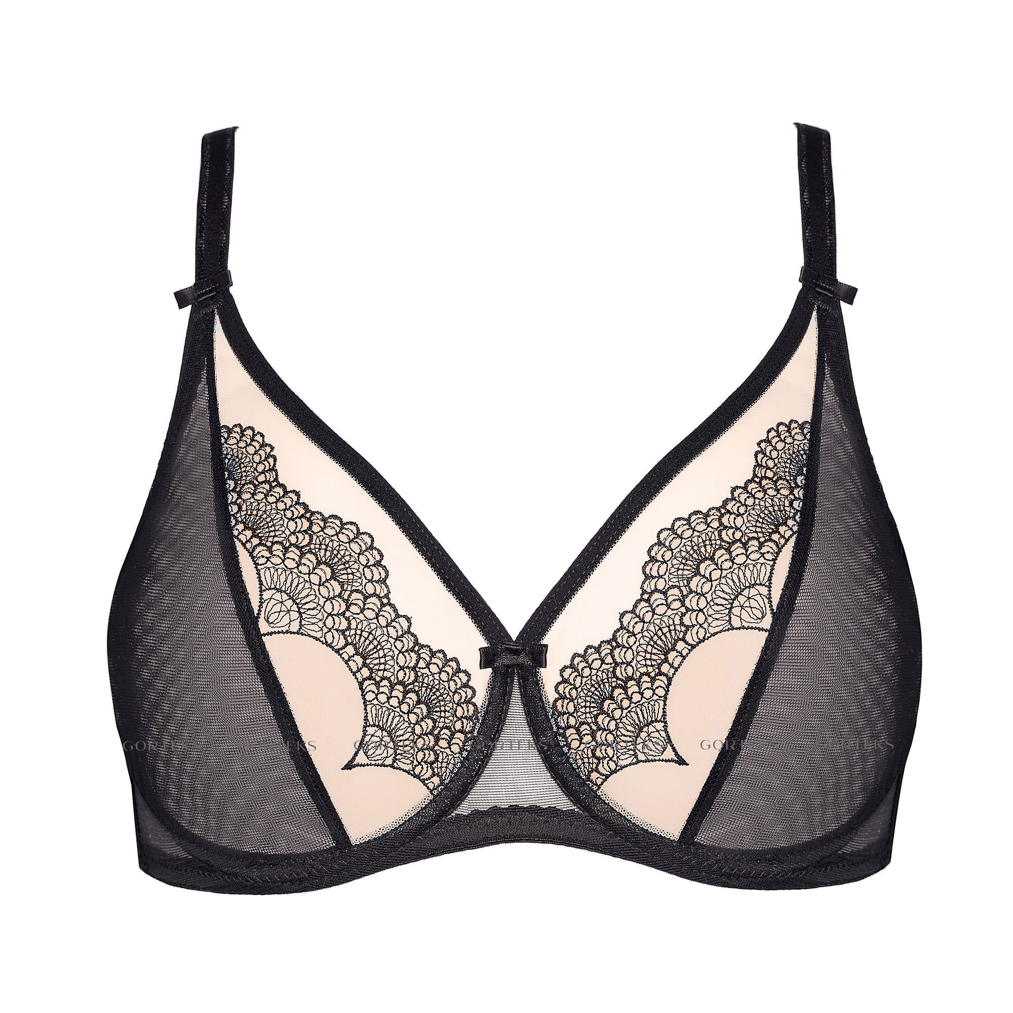 Gorteks Heidi Sheer Full Plunge Underwire Bra