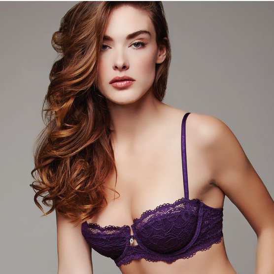 Lace Keyhole Balconnet Bra Montelle Intimates