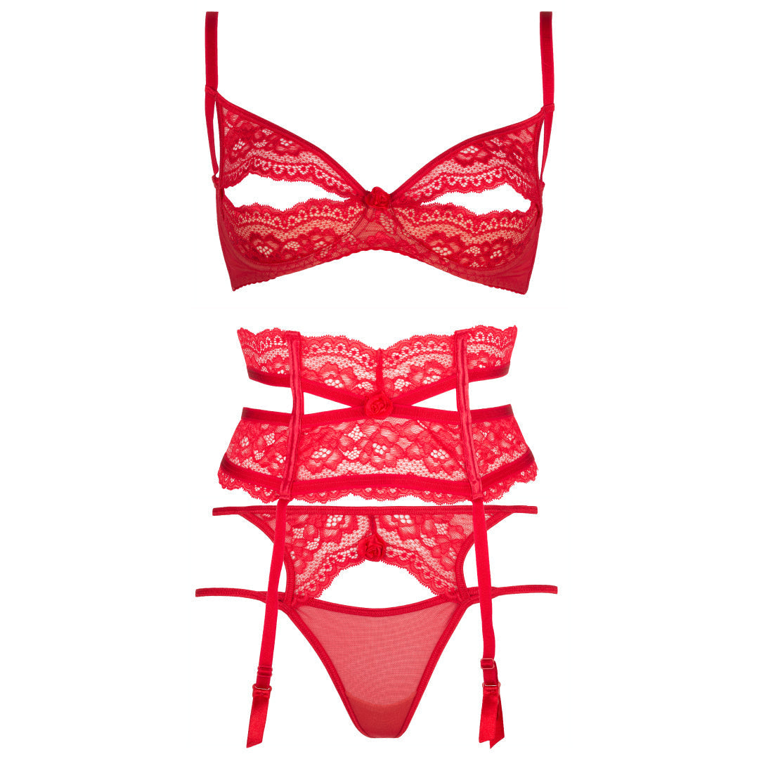 Axami Intense Sheer Peek-A-Boo Demi Bra