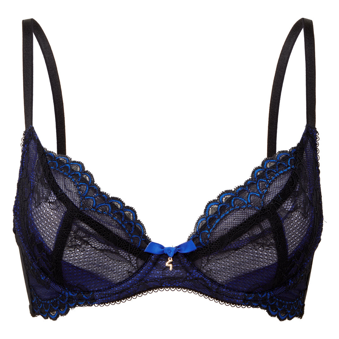 Gossard Superboost Lace Electric Blue Plunge Bra