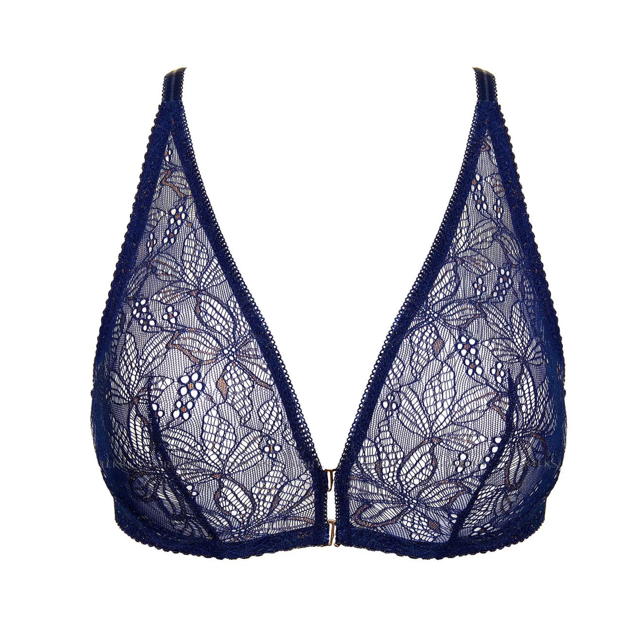 Gorteks Tango Sheer Lace Front Clasp Bralette