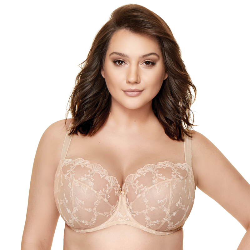 Gorteks Bianca Embroidered Full Figure Bra-2