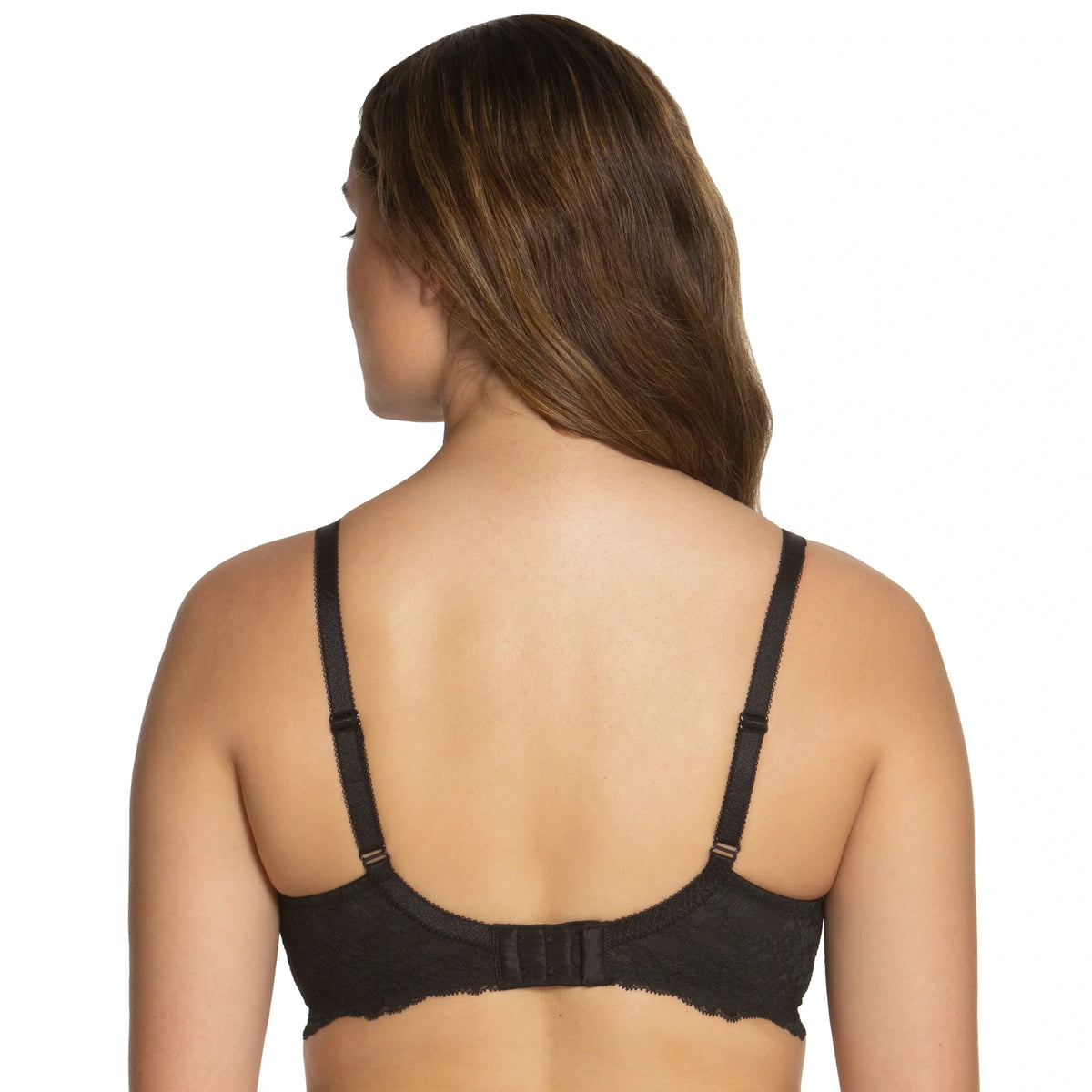 Dominique Lena Black Everyday Hidden Underwire Seamless Lace Minimizer