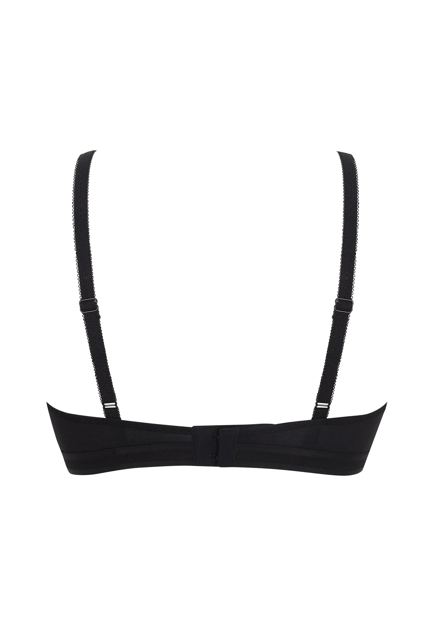 Gossard Glossies Black Sheer Molded Bralette