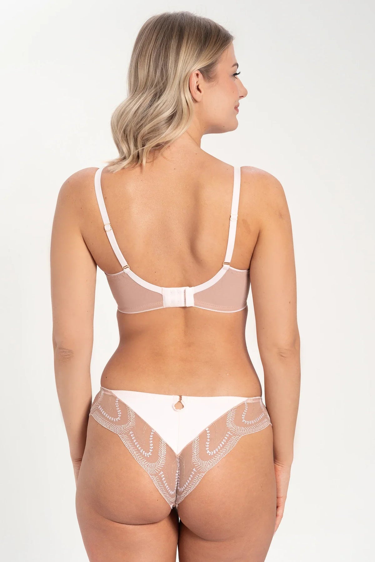 Samanta Indiana Cappuccino Sheer Balconette Bra