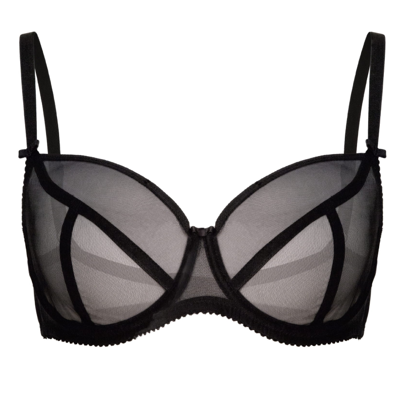 Unikat Janette Sheer See Through Full Figure Bra