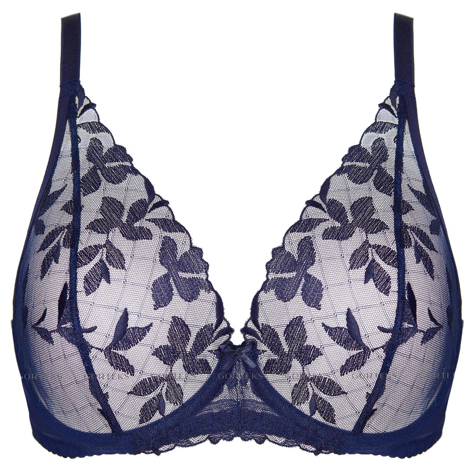 Gorteks Mona Sheer Mesh Plunge Bra