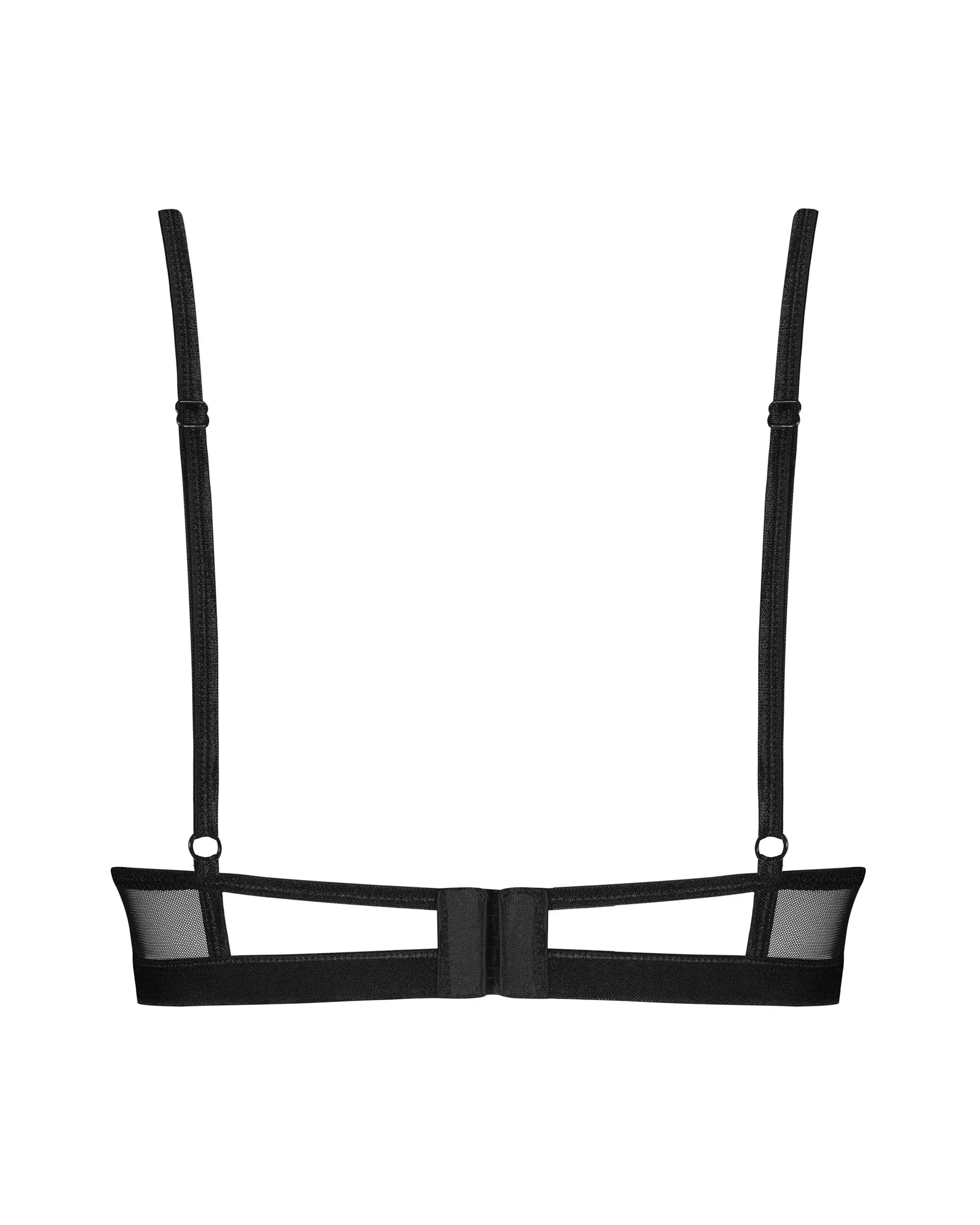 Obsessive Donarella Sheer Lace Plunge Bra