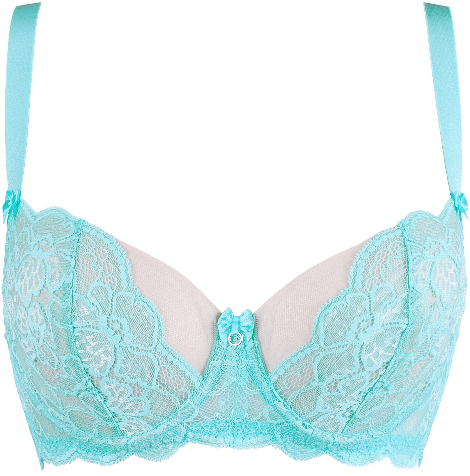 Bra Axami Allure Blue Floral Lace Balconette