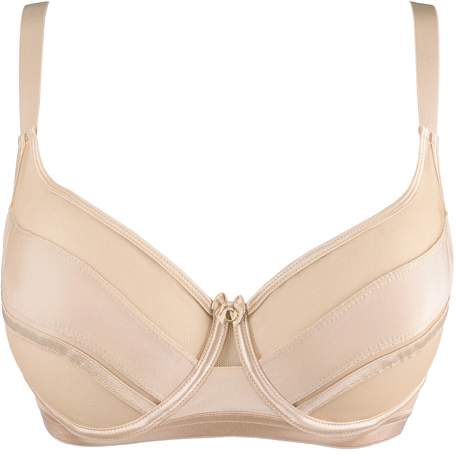 Axami Linea Nude Soft Sheer Mesh Balconette Bra