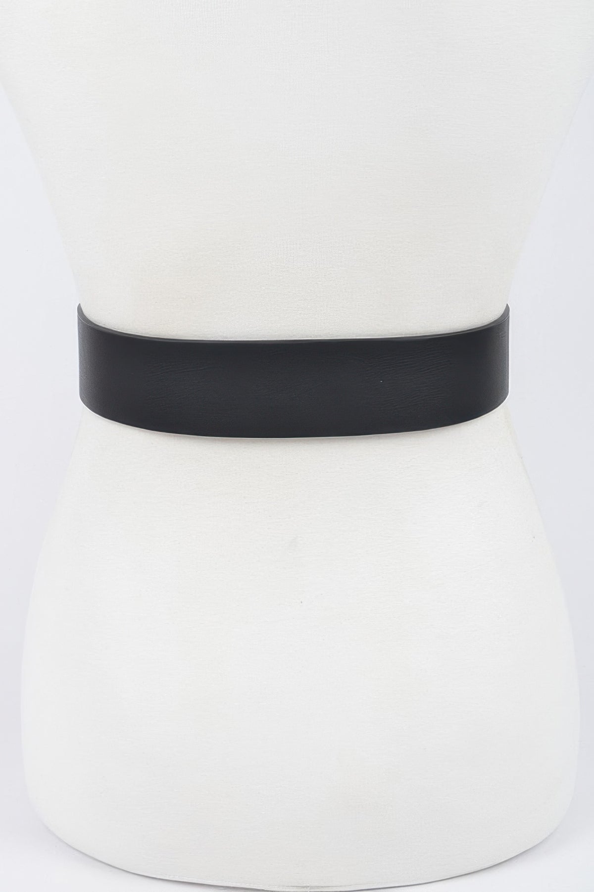 Hammered Heart Shape Buckle Plus Size Belt