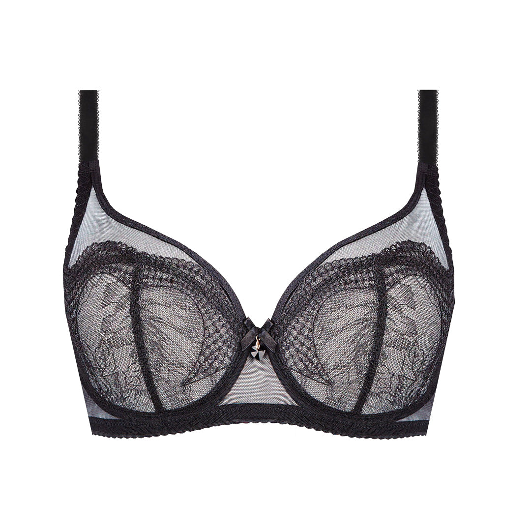 Unikat Brooke Sheer See Through Full Figure Lace Bra