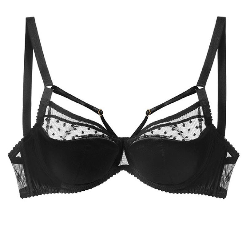Caprice Revolution Semi-Sheer Strappy Cage Bra