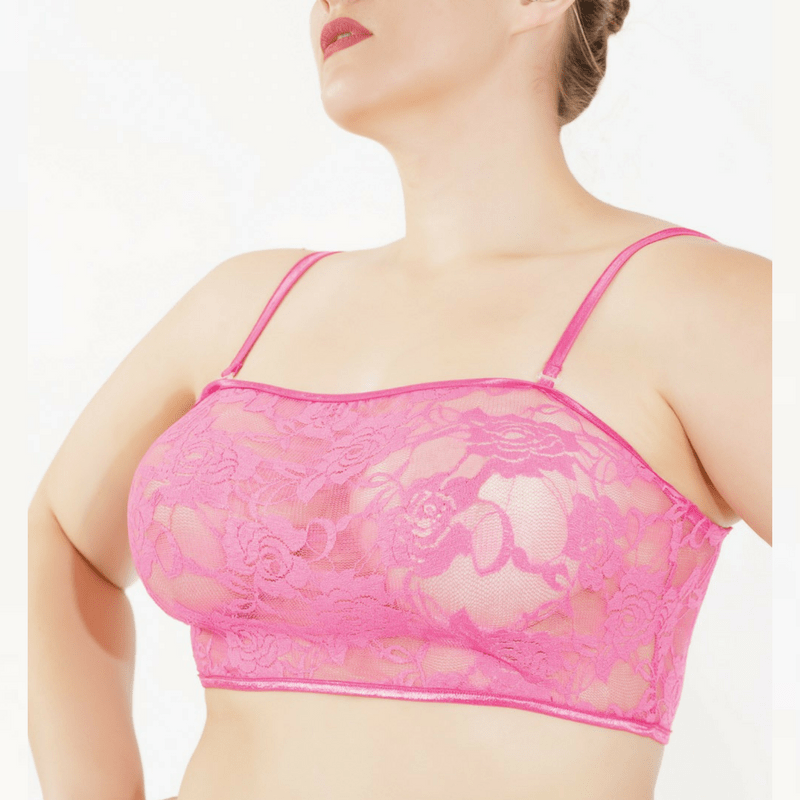 Sexy Sheer Lace Wireless Bralette Coquette