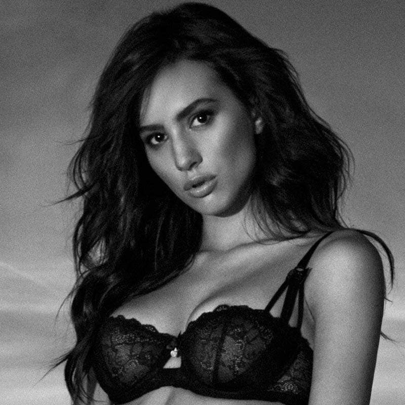 Orhideja Stunner Sheer Lace Balconette Bra