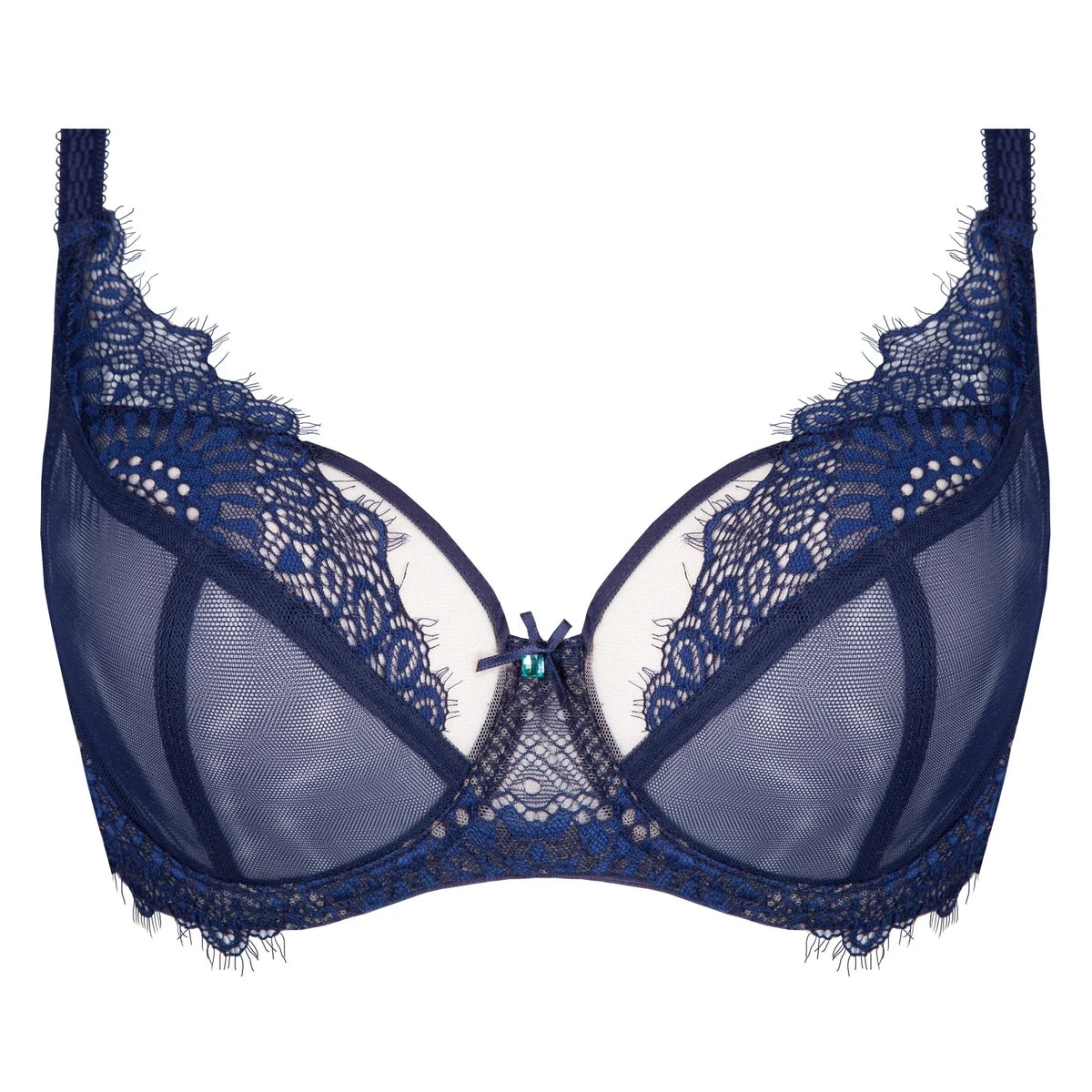 Unikat Sari Sheer Lace Soft Cup Underwire Bra-1